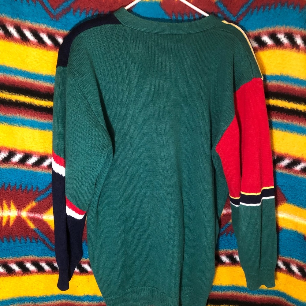 VTG 1993 Susan Bristol Womans Large Sweater v neck - Picture 3 of 8
